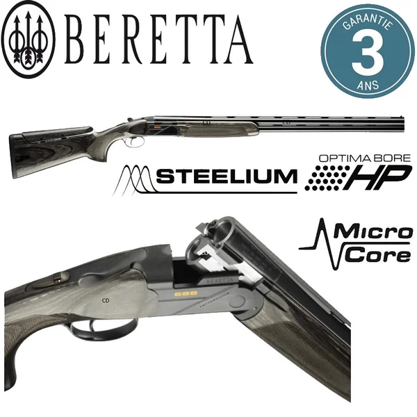 Fusil Beretta 688 Performance Black Trap Vittoria B-Fast 12/70 76cm
