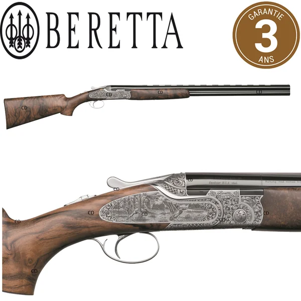 Fusil Beretta SL3 Gravure Scène De Chasse Canard, Faisan, Perdrix G3 20/76 71cm