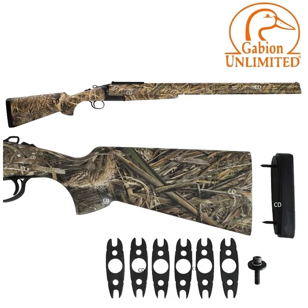 Fusil Canardouze Triple Luger 312 Camo Max 5 Gabion Unlimited 12/89 81cm