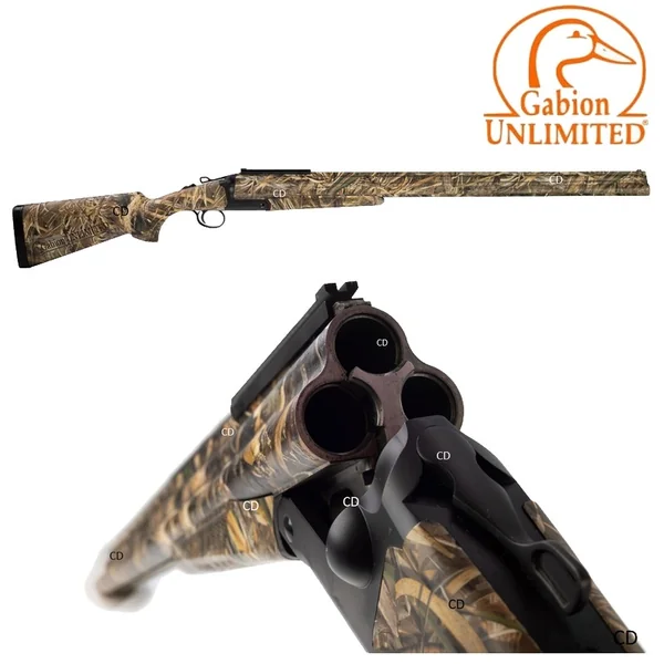 Fusil Canardouze Triple Luger 312 Camo Max 5 Gabion Unlimited 12/89 81cm
