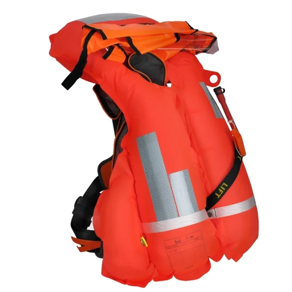 Gilet de sauvetage Secumar Survival 220N Gris clair + harnais