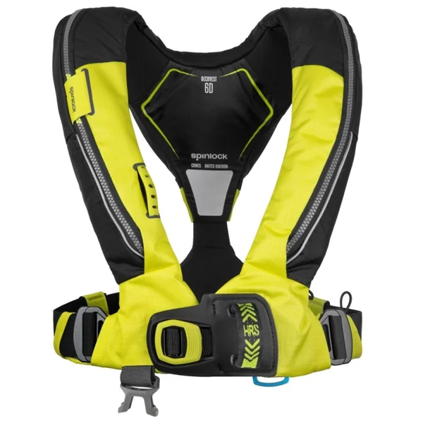 Gilet gonflable Spinlock 6D Deckvest 170 N Automatique Jaune citron + Harnais