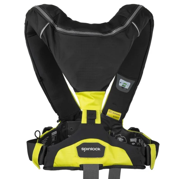 Gilet gonflable Spinlock 6D Deckvest 170 N Automatique Jaune citron + Harnais