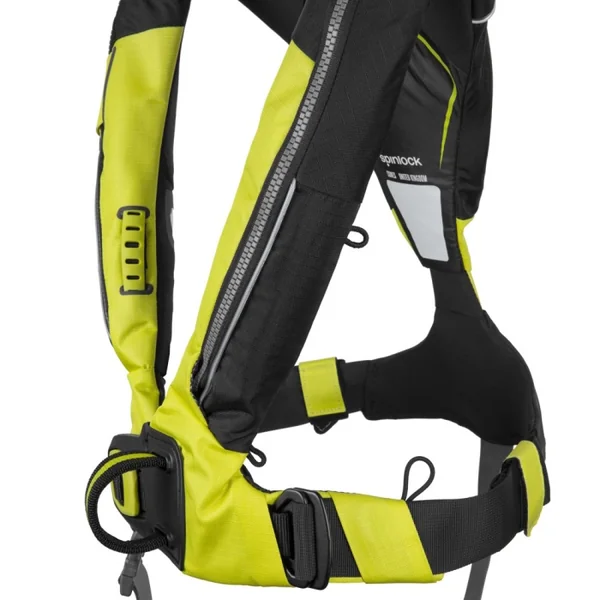 Gilet gonflable Spinlock 6D Deckvest 170 N Automatique Jaune citron + Harnais