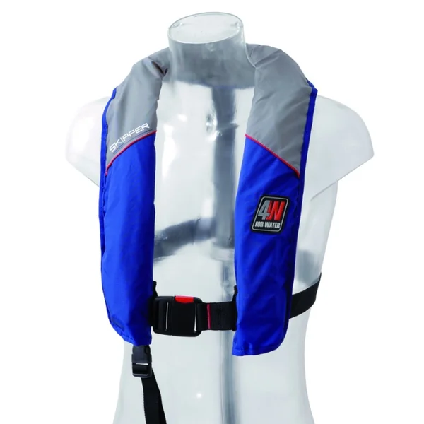Gilet sauvetage gonflable 4Water Skipper manuel bleu