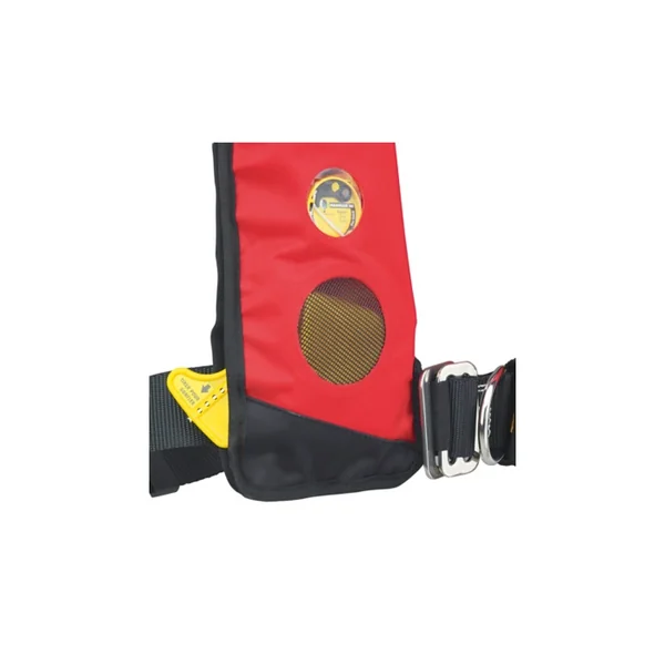 Gilet sauvetage gonflable Plastimo Pilot 275N hydrostatique rouge + harnais