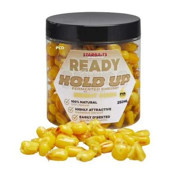Graines Préparées Starbaits Maïs Ready Seeds Bright Corn Hold Up 250ML