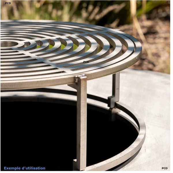 Grille De Cuisson Inox Pour Braséros Firten Tradition Et Ellipse 80