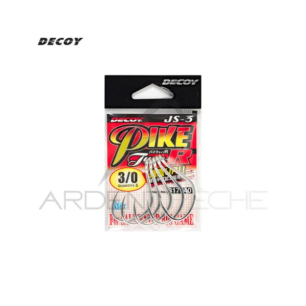 Hameçon simple DECOY JS-3 Pike type R