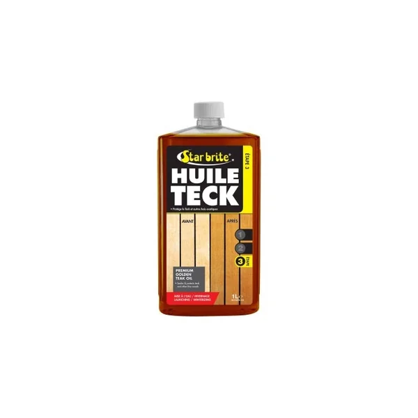 Huile de teck Star Brite golden premium teak oil - Etape 3