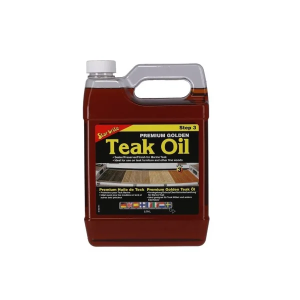 Huile de teck Star Brite golden premium teak oil - Etape 3