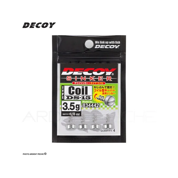 Insert en plomb DECOY DS-15 Sinker type coil
