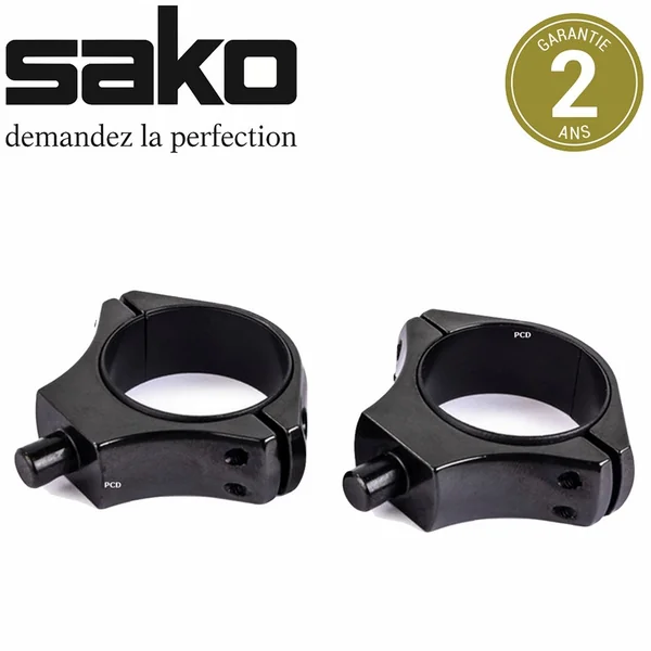 Jeu De 2 Colliers Sako QR Pour Embase HD Diamètre 34mm Médium