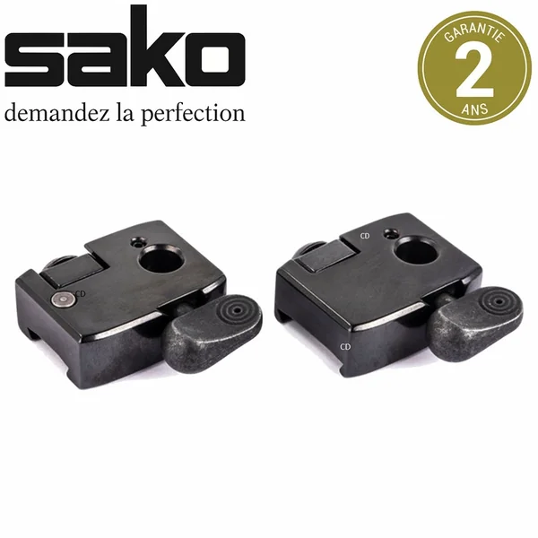Jeu D'embases Pour Montage Amovible Optilock HD QR Rail De 17mm T3 Et T3x