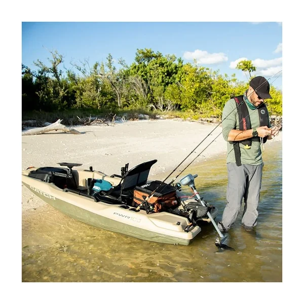 Kayak de pêche Pelican Catch PWR 100 Khaki OCCASION GRADE B