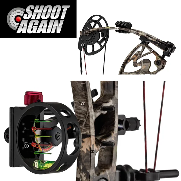 KIT COMPLET ARC A POULIE SHOOT AGAIN COMPOUND ROMANCE CAMO G1