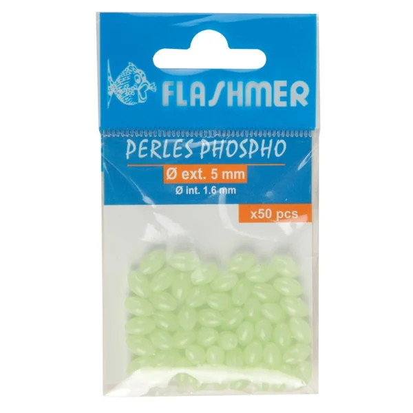 Kit de 100 perles phosphorescents assorties 3 / 5 et 6 mm