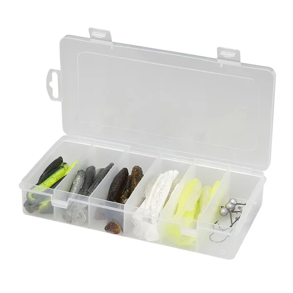 KIT DE 30 LEURRES SOUPLES FAT MINNOW T-TAIL 7.5CM, 9CM ET 10,5CM