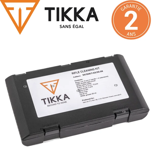 Kit De Nettoyage Tikka Pour Armes Calibre 9.3 , 375, 62 Et 63