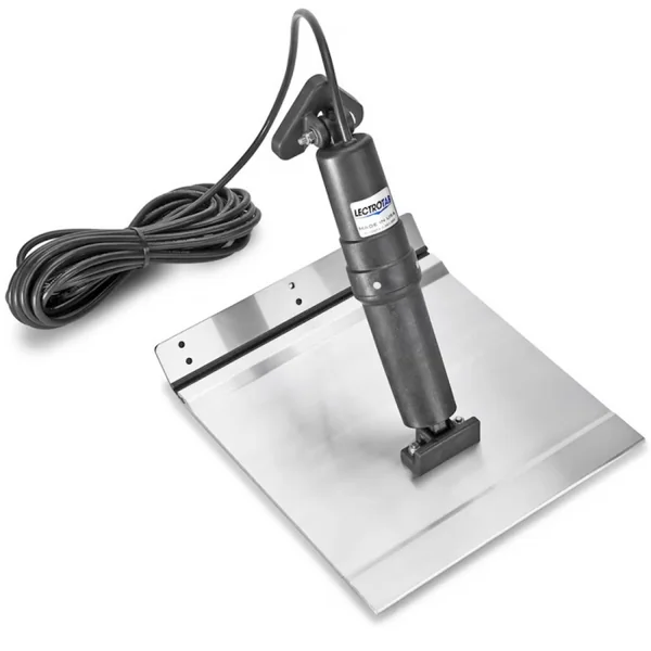 Kit flaps Lectrolab 230X460 mm pelles aluminium avec commutateur Joystick LED 12V