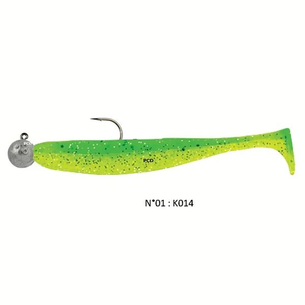 Leurre Souple Monté Swimy Round Jighead Pompei Shad 12,5cm 12G A l'Unité