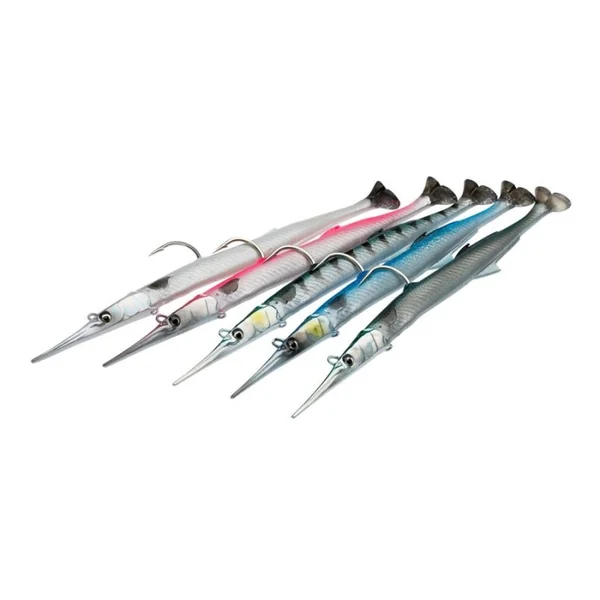 Leurre Souple Savage gear Salt 3D Needlefish pulse tail 2+1 - 23 cm coloris 02