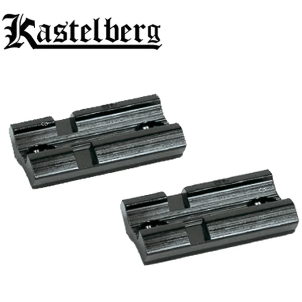 LOT DE 2 EMBASES COURTES KASTELBERG 21MM AVEC VIS POUR CARABINE MAUSER K98
