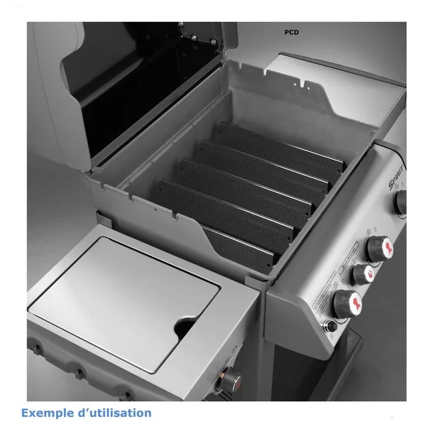 Lot De 5 Barres Flavorizer Pour Barbecues Weber Spirit 300