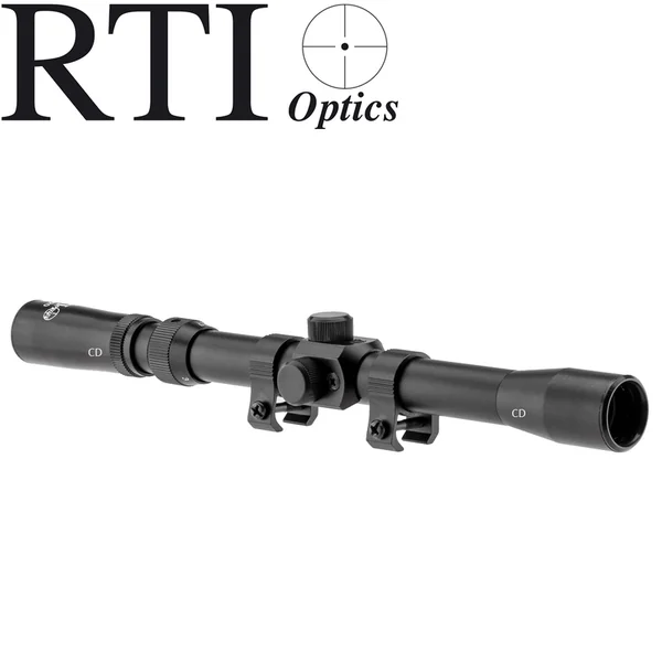 LUNETTE DE TIR RTI 3-7X20 + MONTAGE POUR CARABINE PETIT CALIBRE