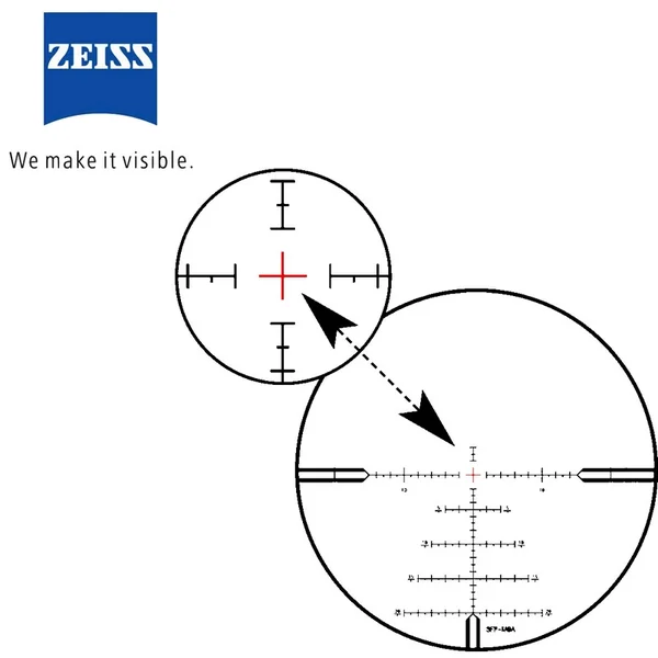 Lunette Zeiss Conquest V4 4-16x44 Réticule 68 ZBi Lumineux BT Et ELW