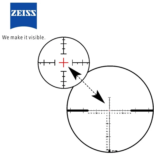 Lunette Zeiss Conquest V4 4-16x50 Réticule 64 ZMOAi-T30 Lumineux BT Et ELW