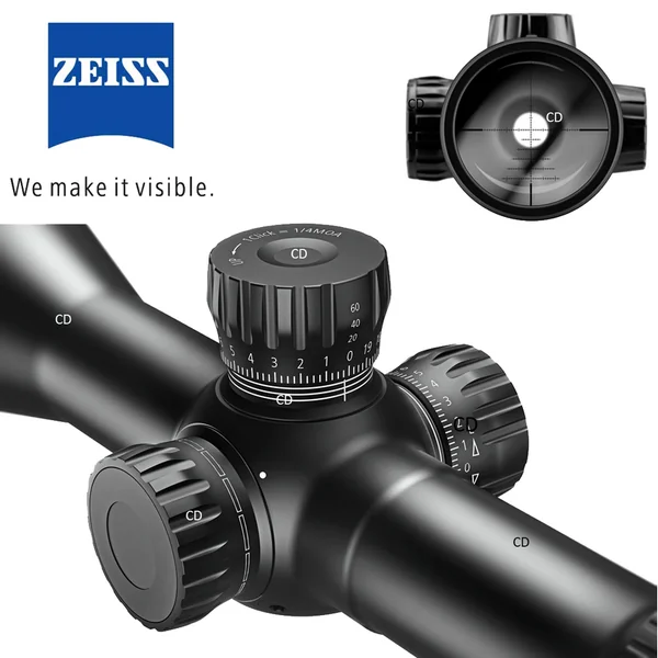 LUNETTE ZEISS CONQUEST V6 TARGET 5-30X50 RET ZBR-1 TOURELLE BALISTIQUE