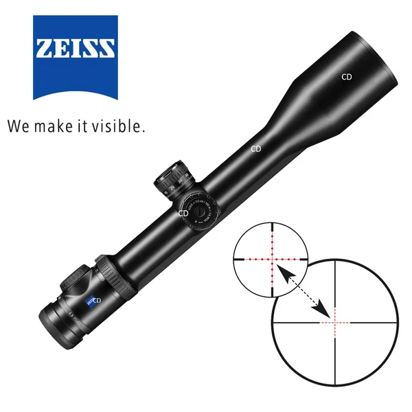 LUNETTE ZEISS VICTORY V8 4.8-35X60 T RETICULE 43 IL A RAIL ZM AVEC ASV