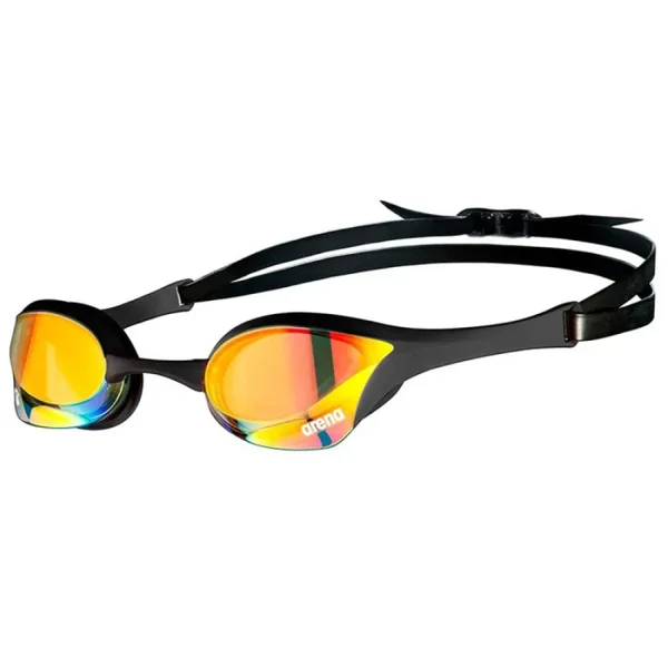 Lunettes de natation Arena Cobra Ultra Swipe Mirror - Yellow copper black
