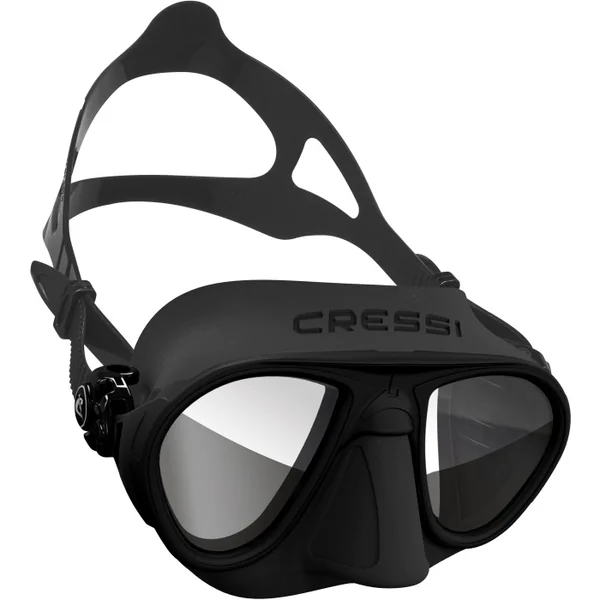 Masque de chasse sous marine en apnée Cressi Calibro Noir mirror