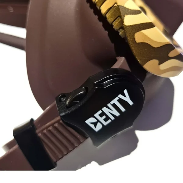 Masque de chasse sous marine en apnée Denty Spearfishing Camouflage Marron Désert