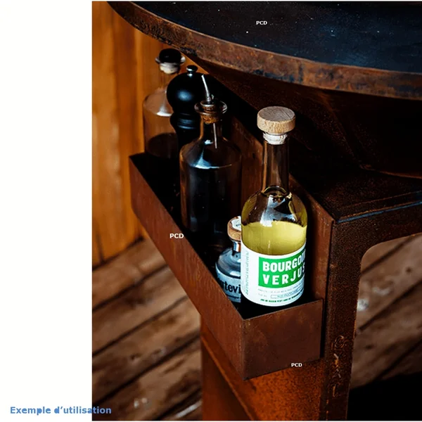 Mini Huilier Additionnel Pour Braséros Oyat B.B.O 58 Et 68 Acier Corten