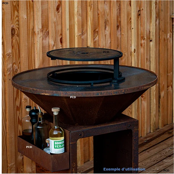 Mini Huilier Additionnel Pour Braséros Oyat B.B.O 58 Et 68 Acier Corten