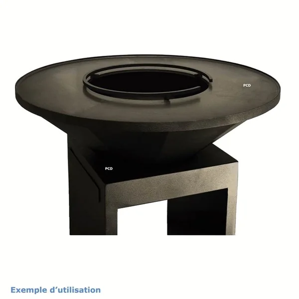 Mini Rebord De Rétention Pour Braséros Oyat 58cm Et 68cm