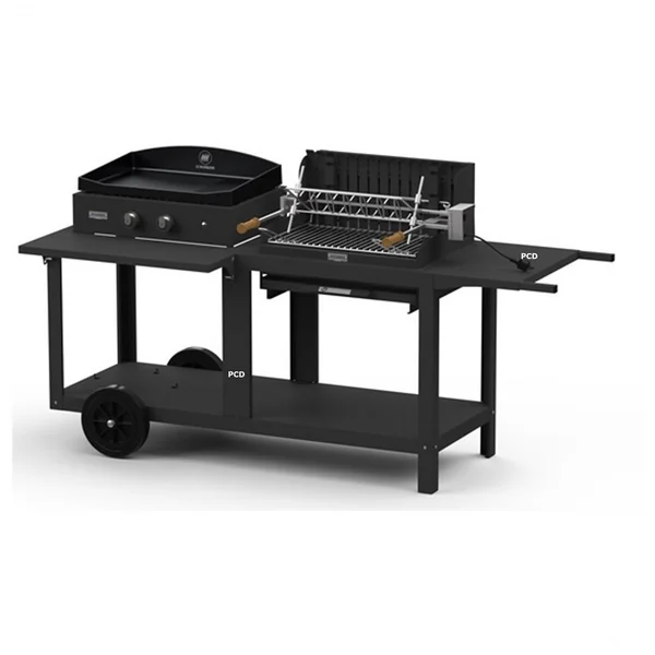 Mixte Barbecue Et Plancha Le Marquier Mendy Et Alde Pure Grill Noire