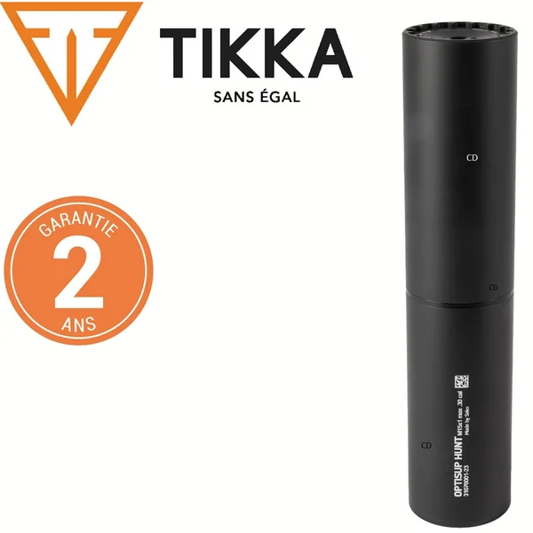 Modérateur De Son Tikka Optisup Hunt Black Velvet 5/8x24 UNEF Calibres .30