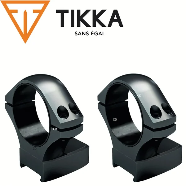 Montage Complet Fixe Optilock Prise Directe 25,4mm Rail Tikka