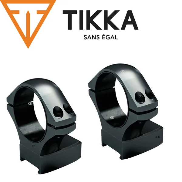 Montage Complet Fixe Optilock Prise Directe 25,4mm Rail Tikka