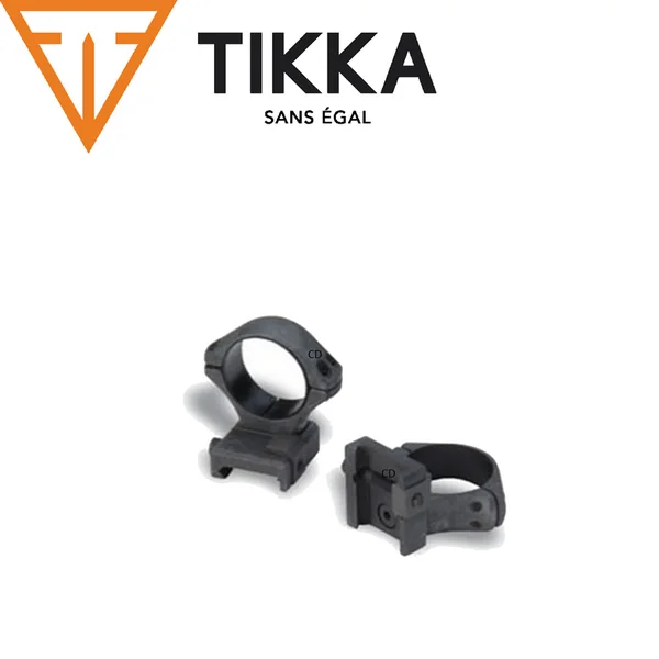 Montage Complet Tikka Optilock Fixe Diamètre 25.4mm Phosphaté