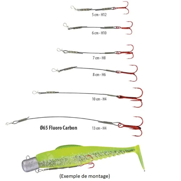 Montage Trailer Hook Powerline - 13 cm H4 x2pièces