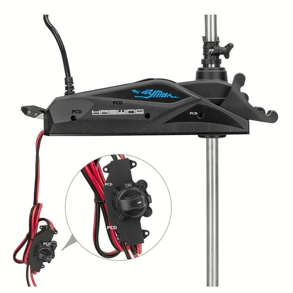 Moteur Electrique Haswing Cayman-B 80Lbs 24V Fonction GPS Version G 1.6 Arbre de 250cm
