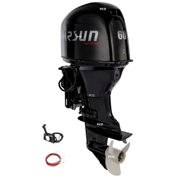 Moteur Thermique Parsun 40 Cv Arbre Long Commande A Distance Avec Trim Et Tilt Electriques