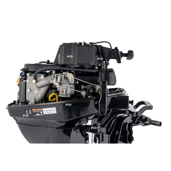 Moteur Thermique Parsun 9.8 Cv Parsun Arbre Court Commande A Distance