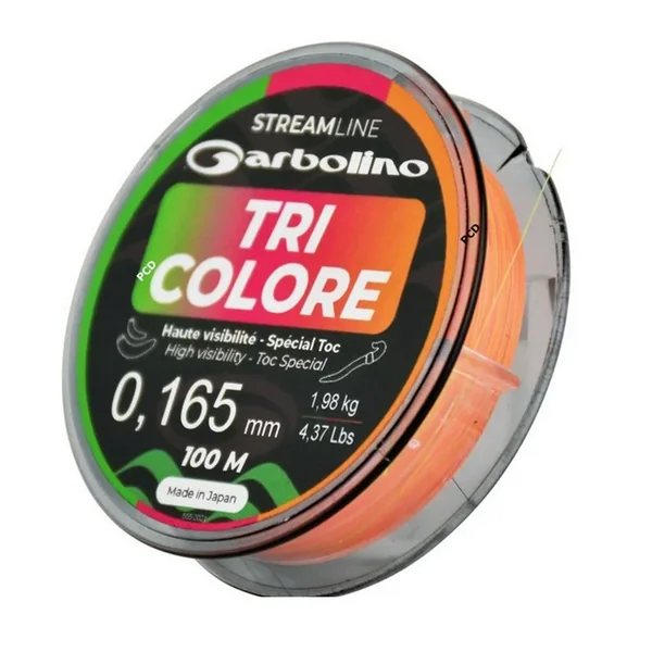 Nylon Garbolino Streamline Toc Tri-Colore 100M