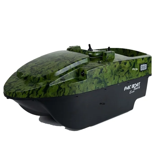 Pack Bateau d'Amorçage Anatec PacBoat Start'R Evo Camo Ivy Et Sondeur ALF500